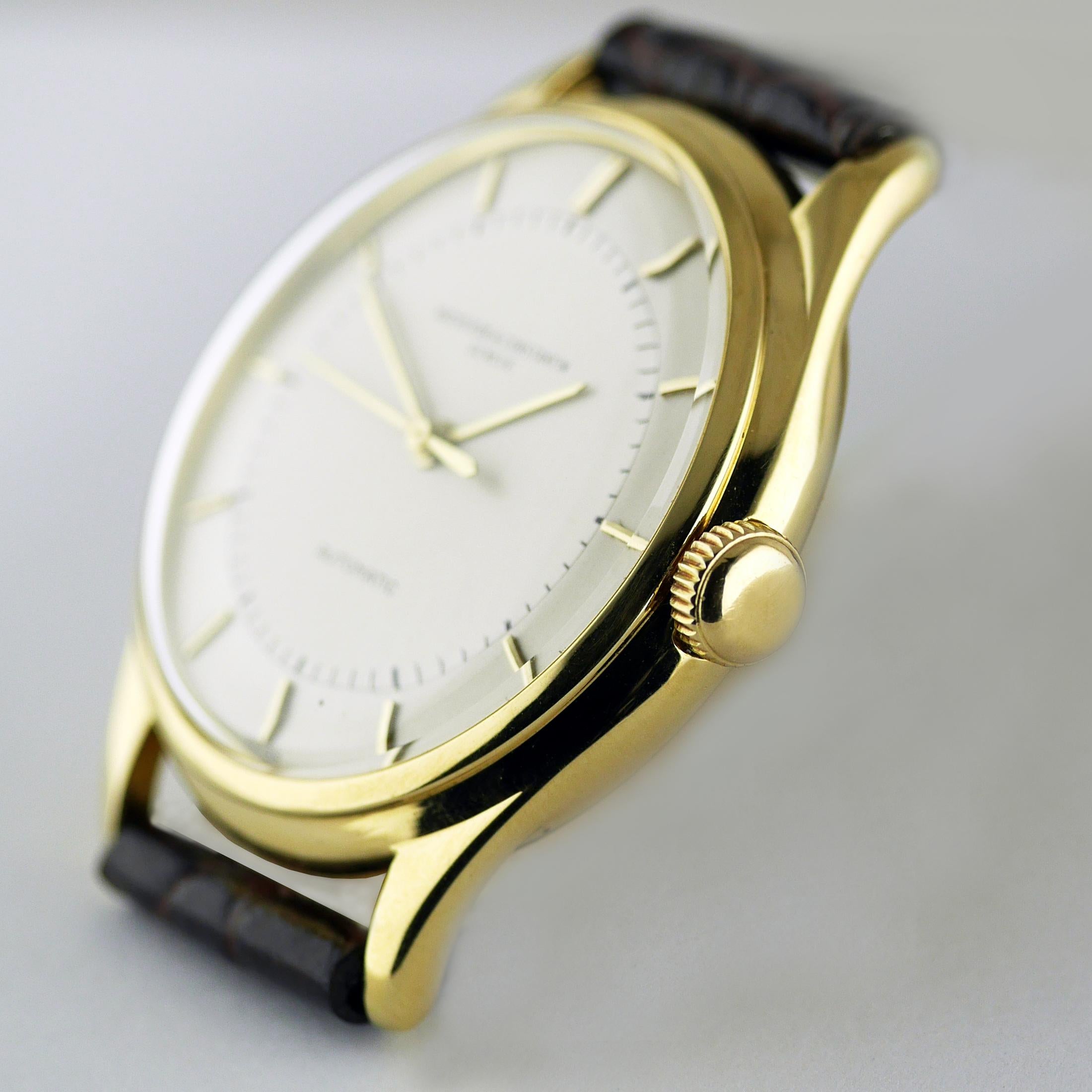 Reloj de pulsera automático Vacheron Constantin de oro amarillo de 1952 en venta 3