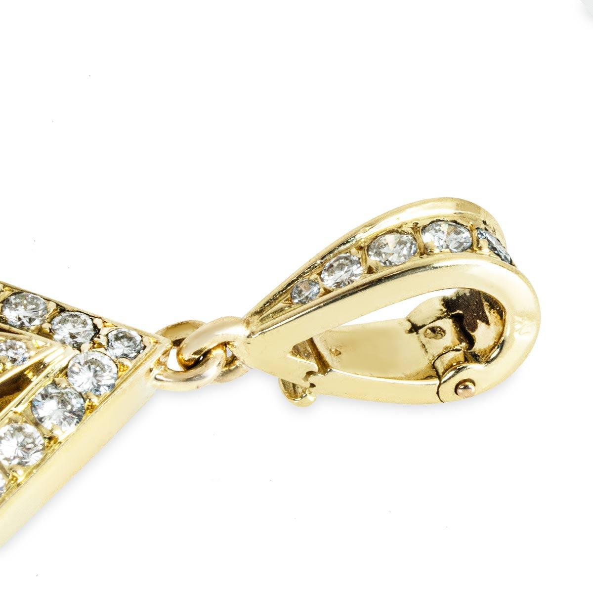 Vacheron Constantin, montre à gousset vintage en or jaune sertie de diamants, 18805 Unisexe en vente