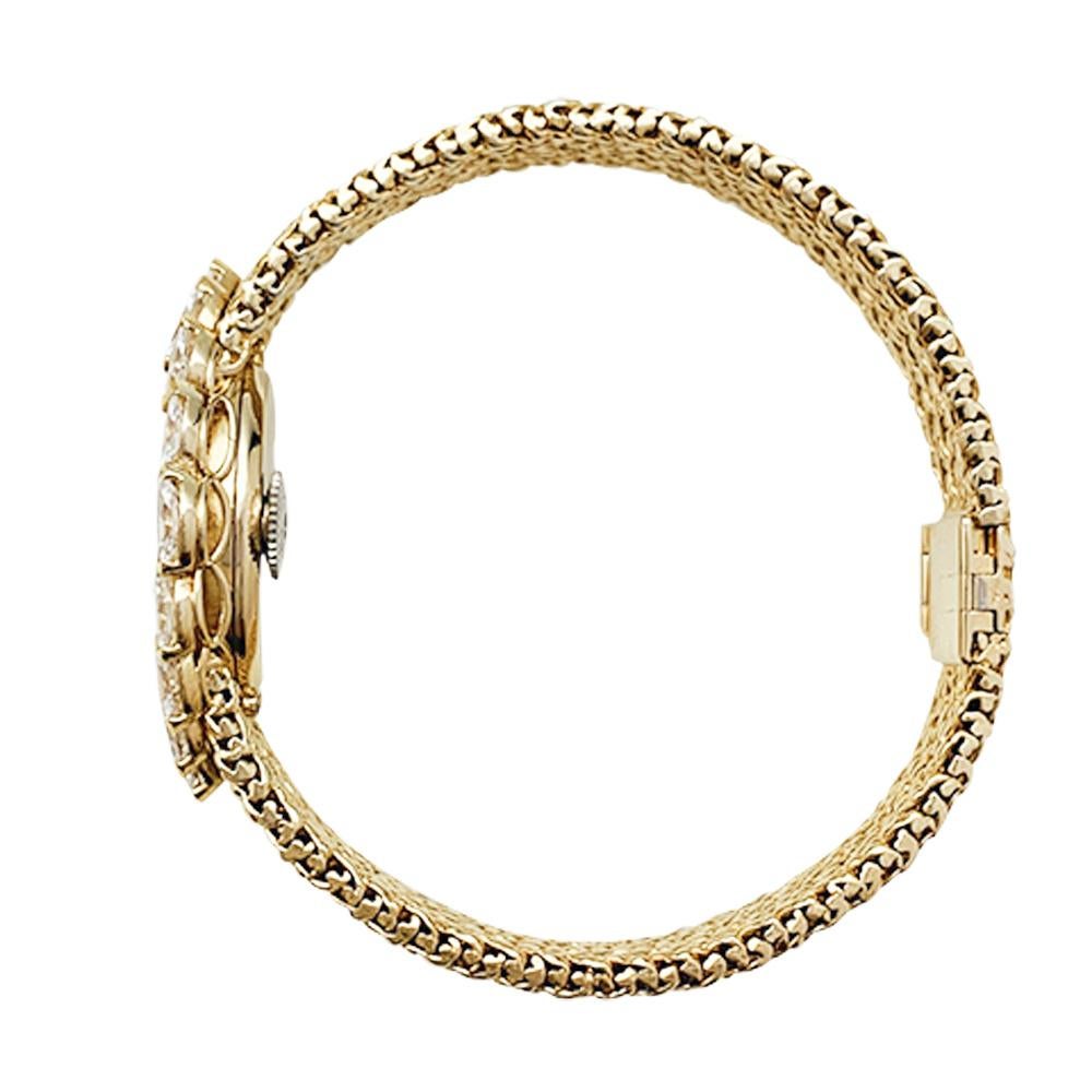 Vacheron Constantin, Yellow Gold Jewelry Watch, Diamonds and Lapis Lazuli In Excellent Condition In Paris, IDF