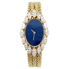 Vacheron Constantin, Yellow Gold Jewelry Watch, Diamonds and Lapis Lazuli