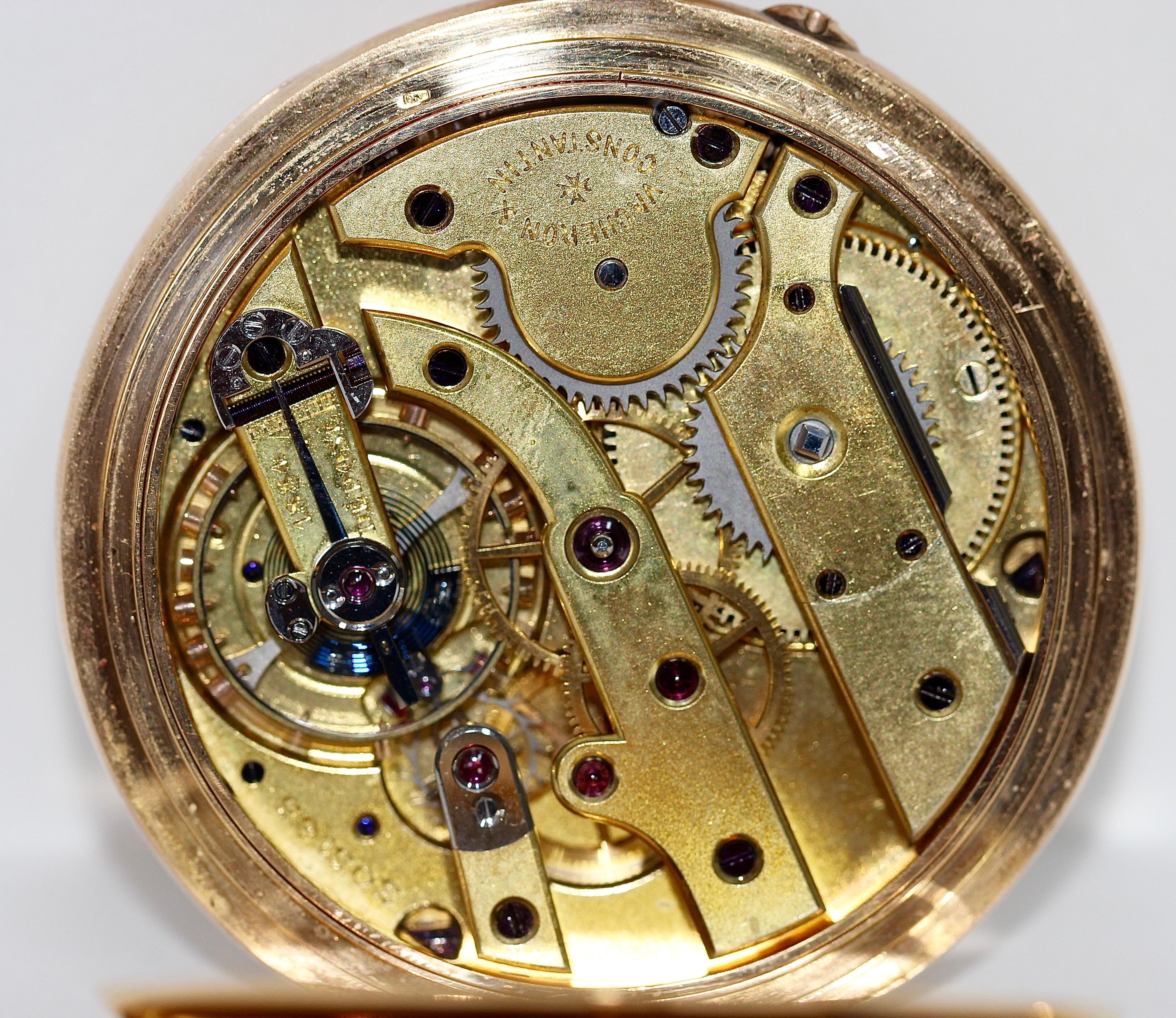 Vacheron Constantin Yellow Gold Pocket Watch   For Sale 1