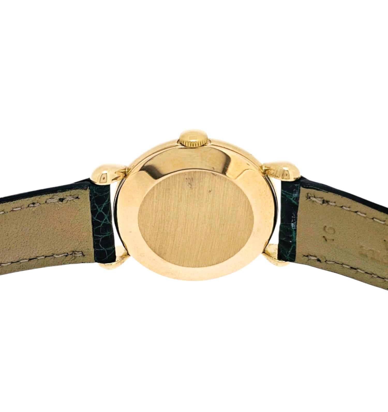 Vacheron Constatin 4126J, 14K yellow gold Tear drop Lugs-Unisex Circa 1940's For Sale 3