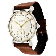 Vacheron Constatin 5387A, Stainless Steel Tear drop Lugs-Unisex Circa 1940's