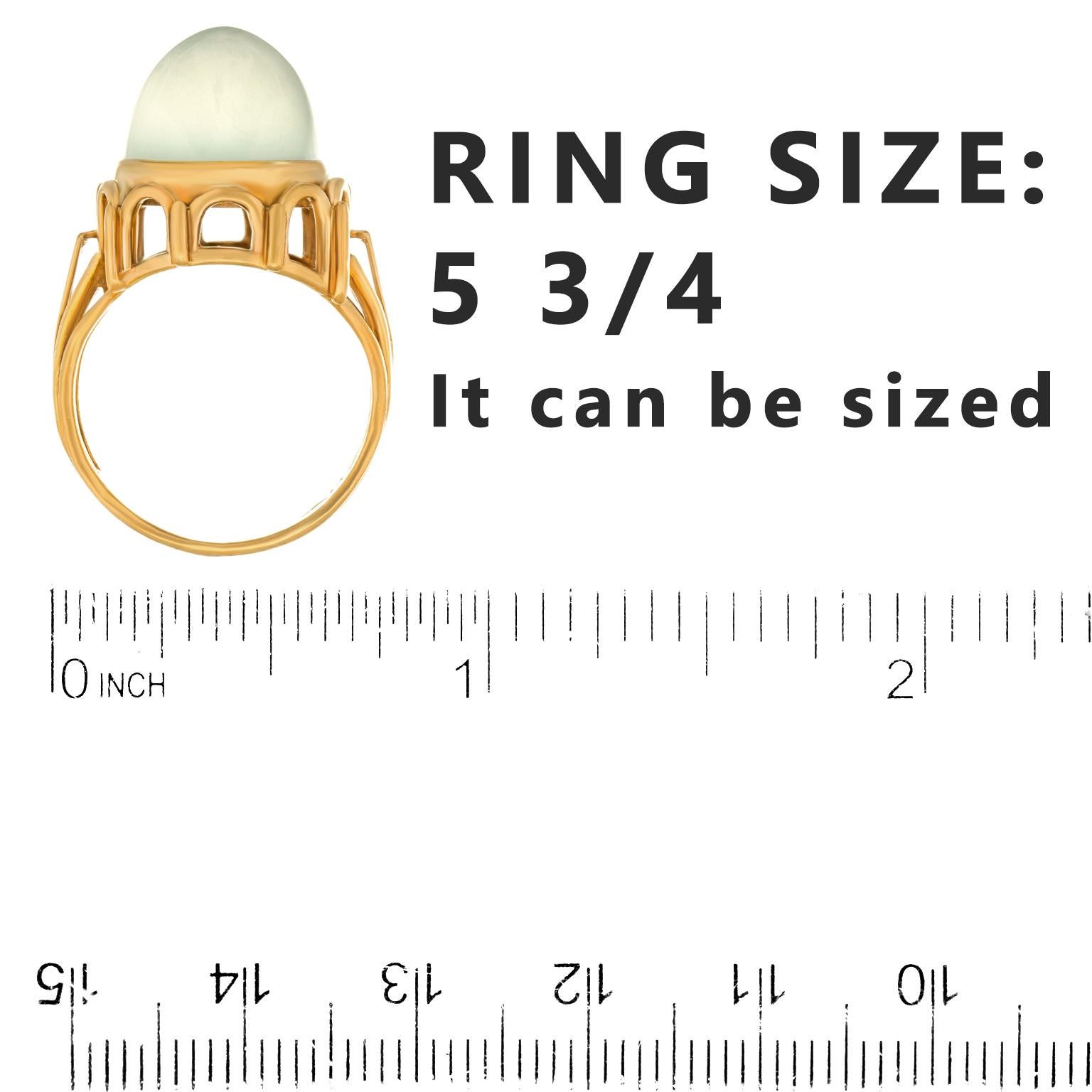 Vacheron Fifties Moonstone Ring For Sale 1