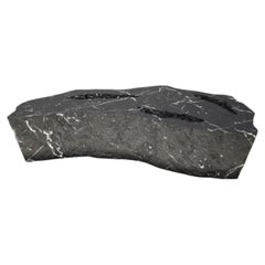 Vacío Unique Coffee Table in Black Marble by Andres Monnier
