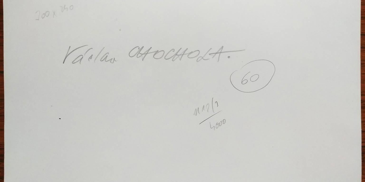 Jewish Cemetery, Prague - Black Black and White Photograph by Vaclav Chochola