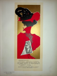 olivia contratto Golden Prague : Woman Art Nouveau - Lithograph (Les Maîtres de l
Affiche), 1899