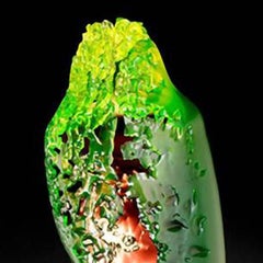 Scultura in vetro soffiato "Element 1" di Vaclav Rezac