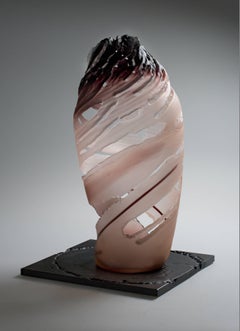Sculpture en verre soufflé "Element 9" de Vaclav Rezac 