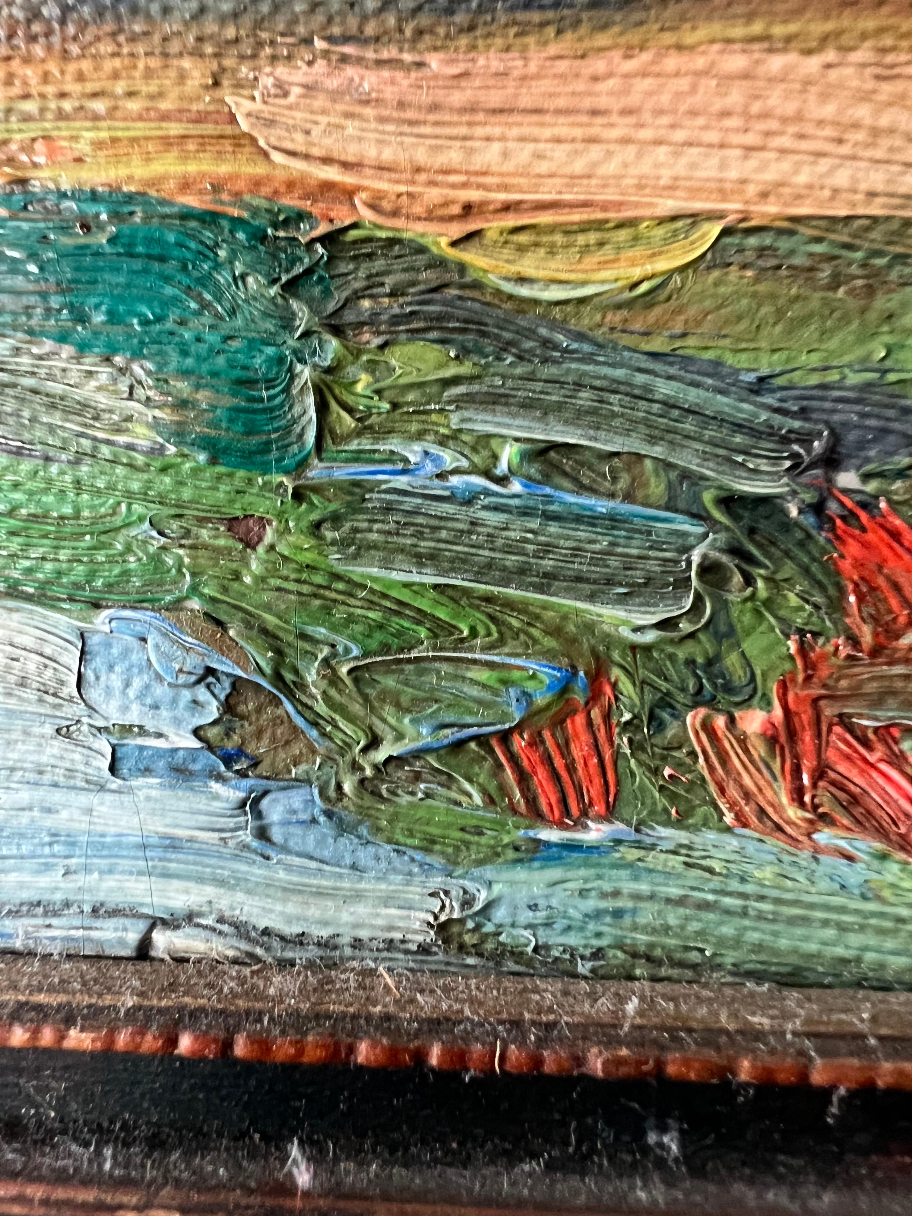Pintura al óleo Paisaje otoñal de Vaclav Vytlacil 6
