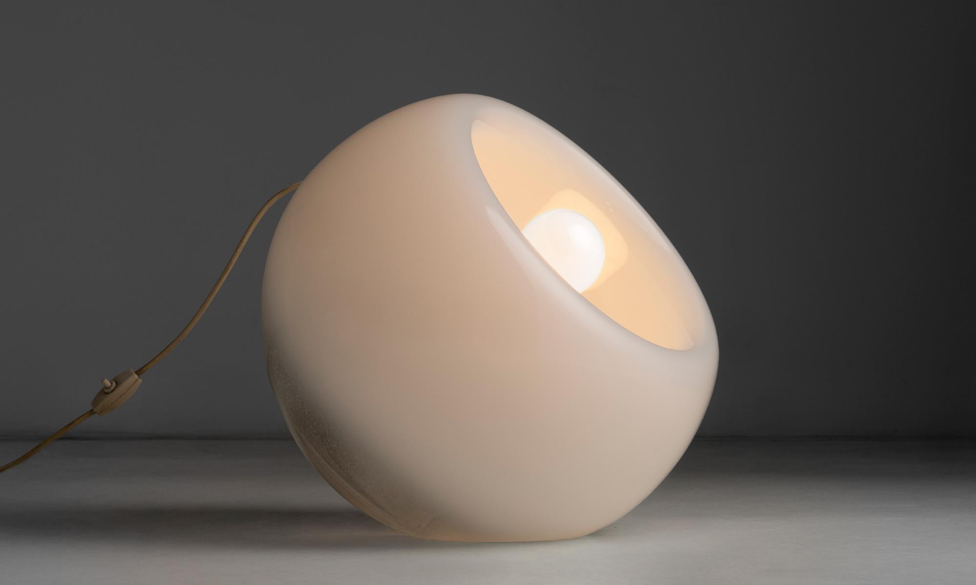 Italian Vacuna Table Lamp by Eleonore Peduzzi Riva, Italy circa 1960 For Sale