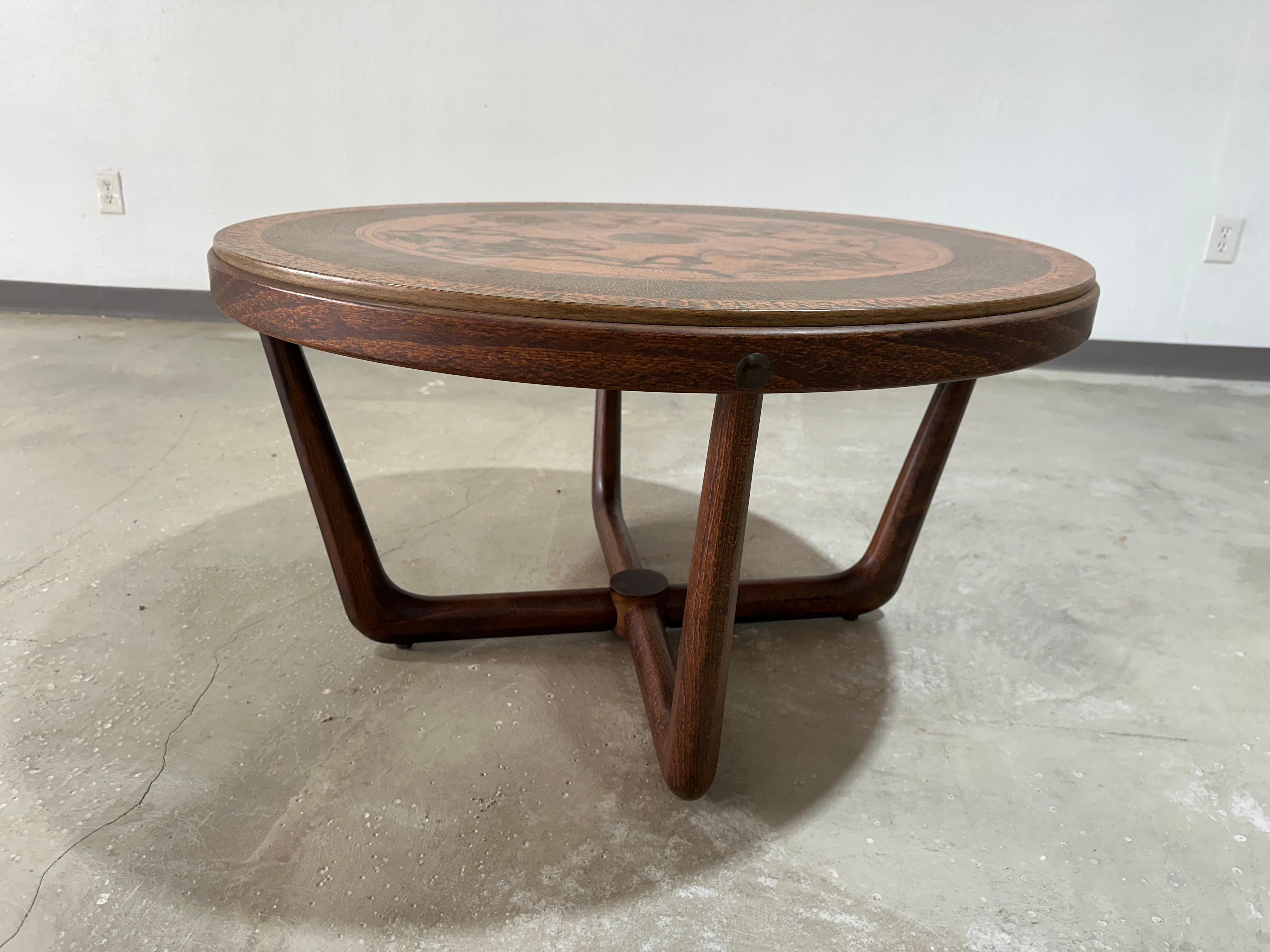 Vad Trevarefabrikk Norvège table basse du milieu du siècle dernier en vente 1