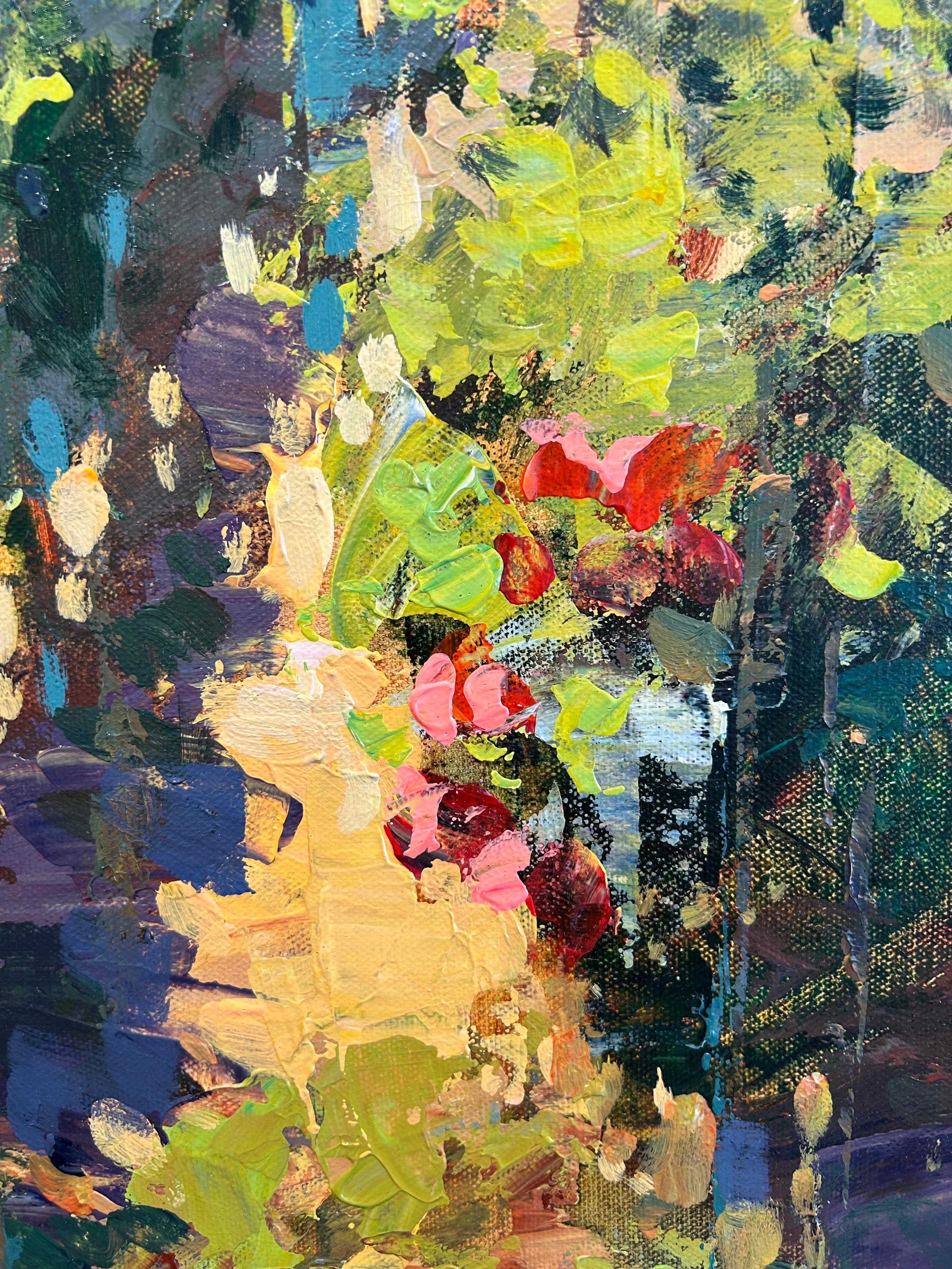Paysage américain 'Napa Valley Vineyard' - Post-impressionniste contemporain - Post-impressionnisme Painting par Vadim Dolgov