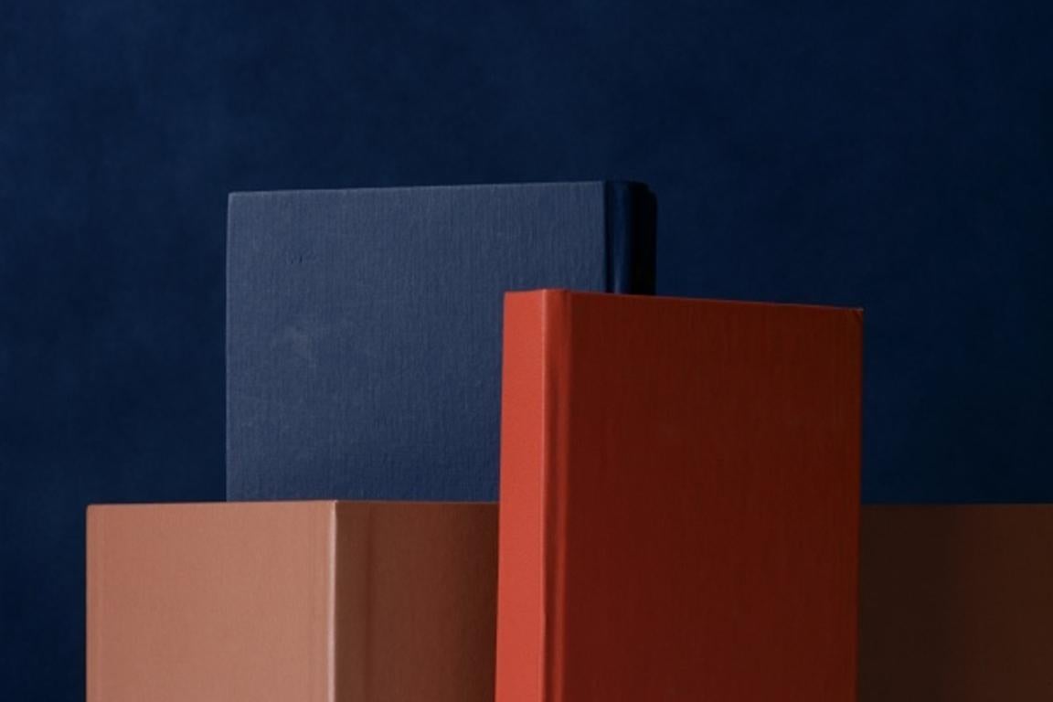 Vadim Gushchin Color Photograph – Bücher im Karton #2