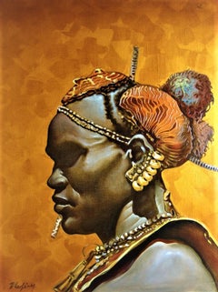 Africa. Oil on canvas, 80X60 cm