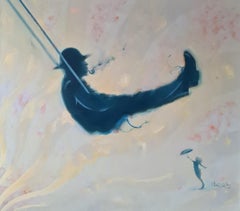 Swing. 2021., oil on canvas, 90x100 cm