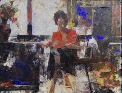 Messy Room Figurative Impressionism Original oil Painting, Ready to Hang