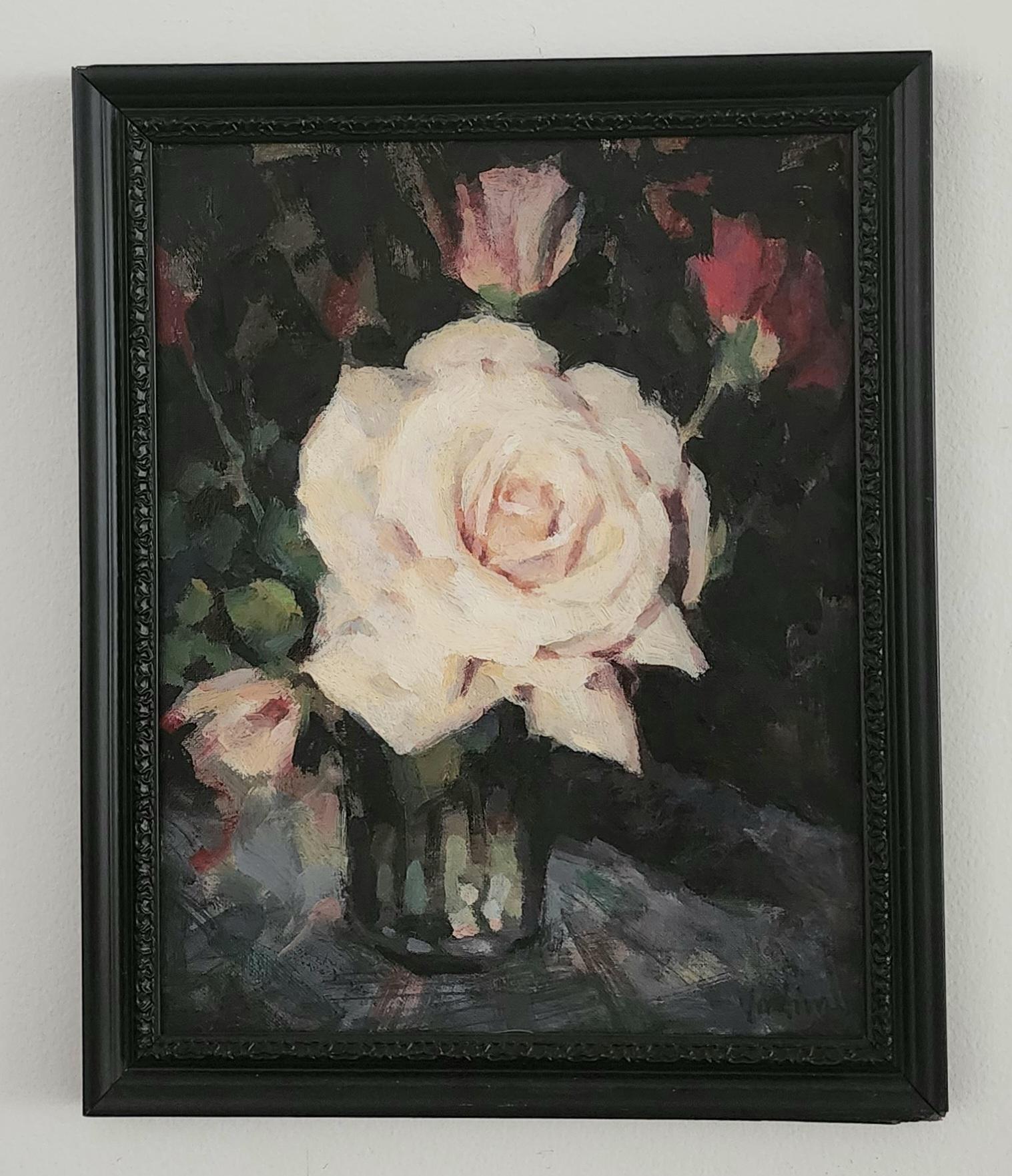 Blumenstrauß, Ölgemälde, Impressionismus, LA Academy of Figurative Art – Painting von Vadim Zang