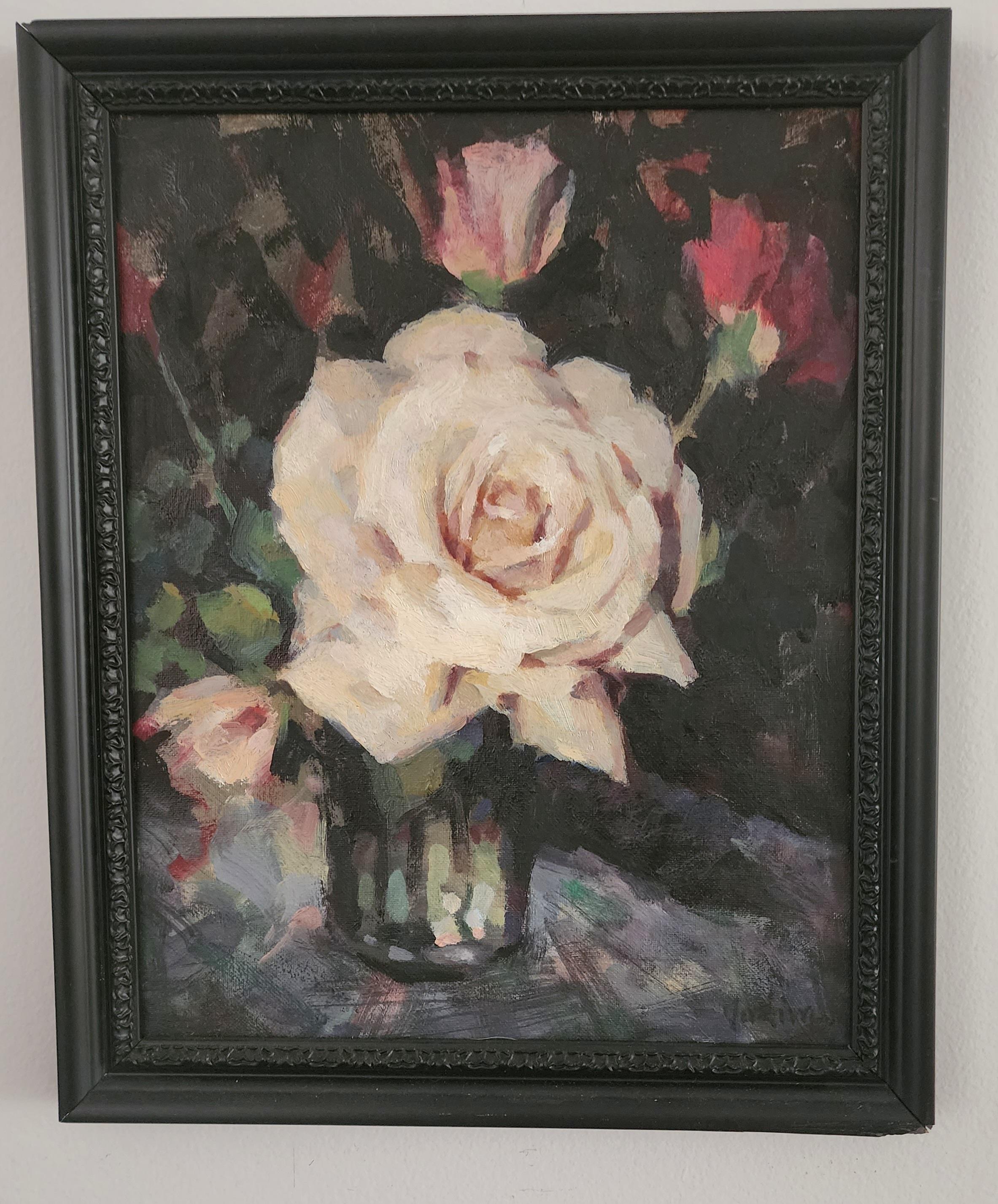 Blumenstrauß, Ölgemälde, Impressionismus, LA Academy of Figurative Art (Amerikanischer Impressionismus), Painting, von Vadim Zang
