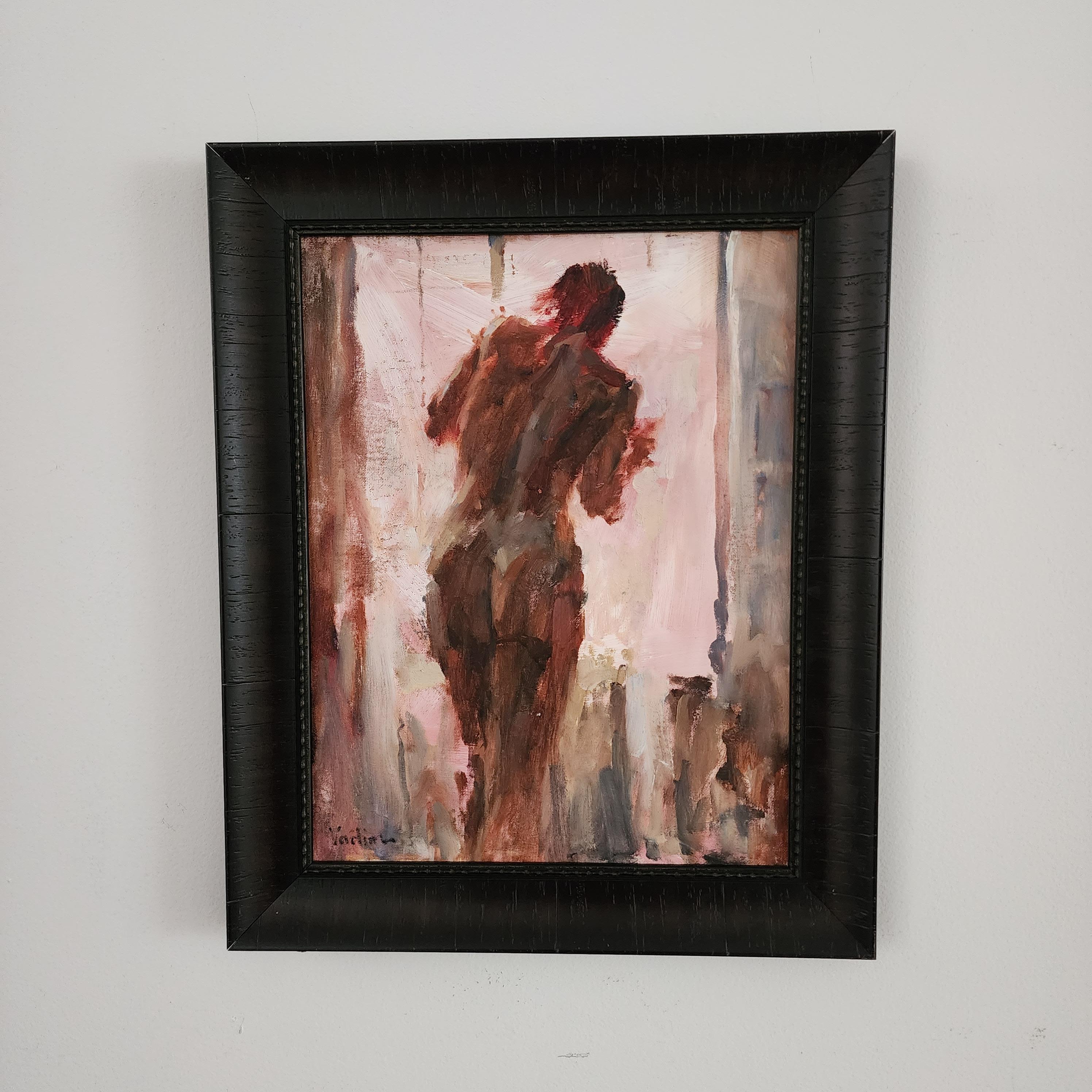 Looking Out, peinture à l'huile, impressionnisme, Académie des arts figuratifs de Los Angeles - Painting de Vadim Zang