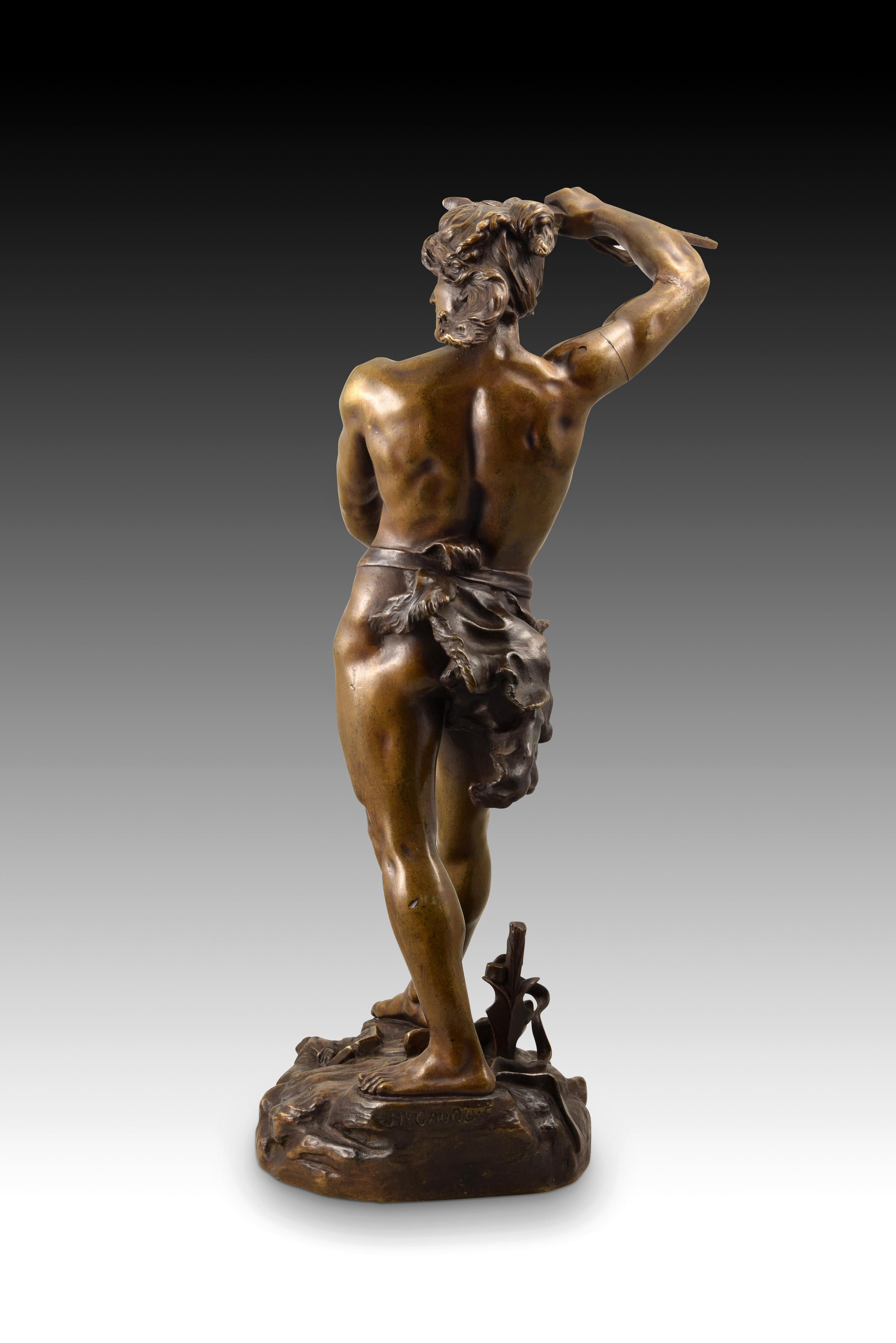 Vae Victis, bronze, Gauquié, Henri Désiré (français, 1858-1927) 4