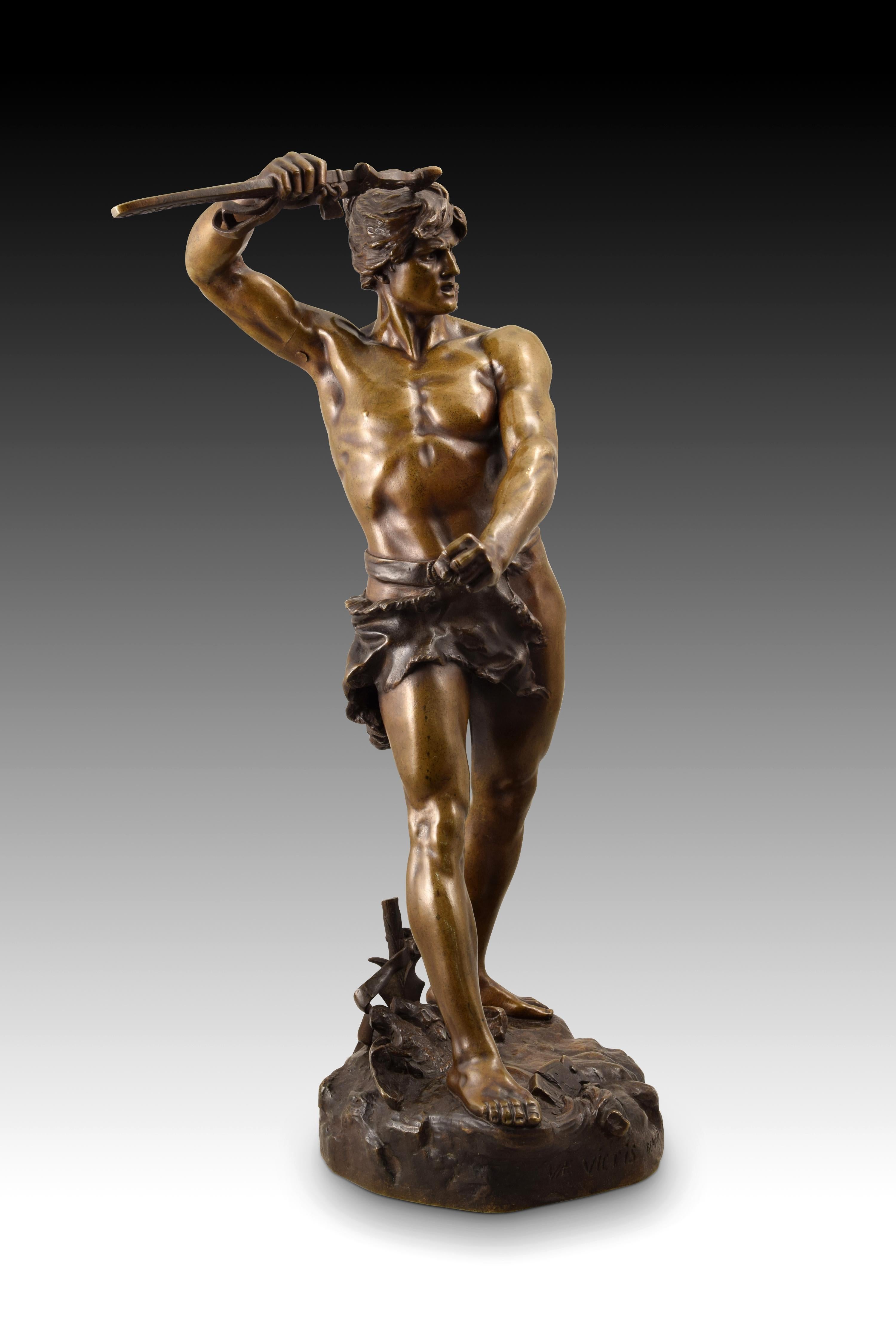 Vae Victis, bronze, Gauquié, Henri Désiré (français, 1858-1927) 1