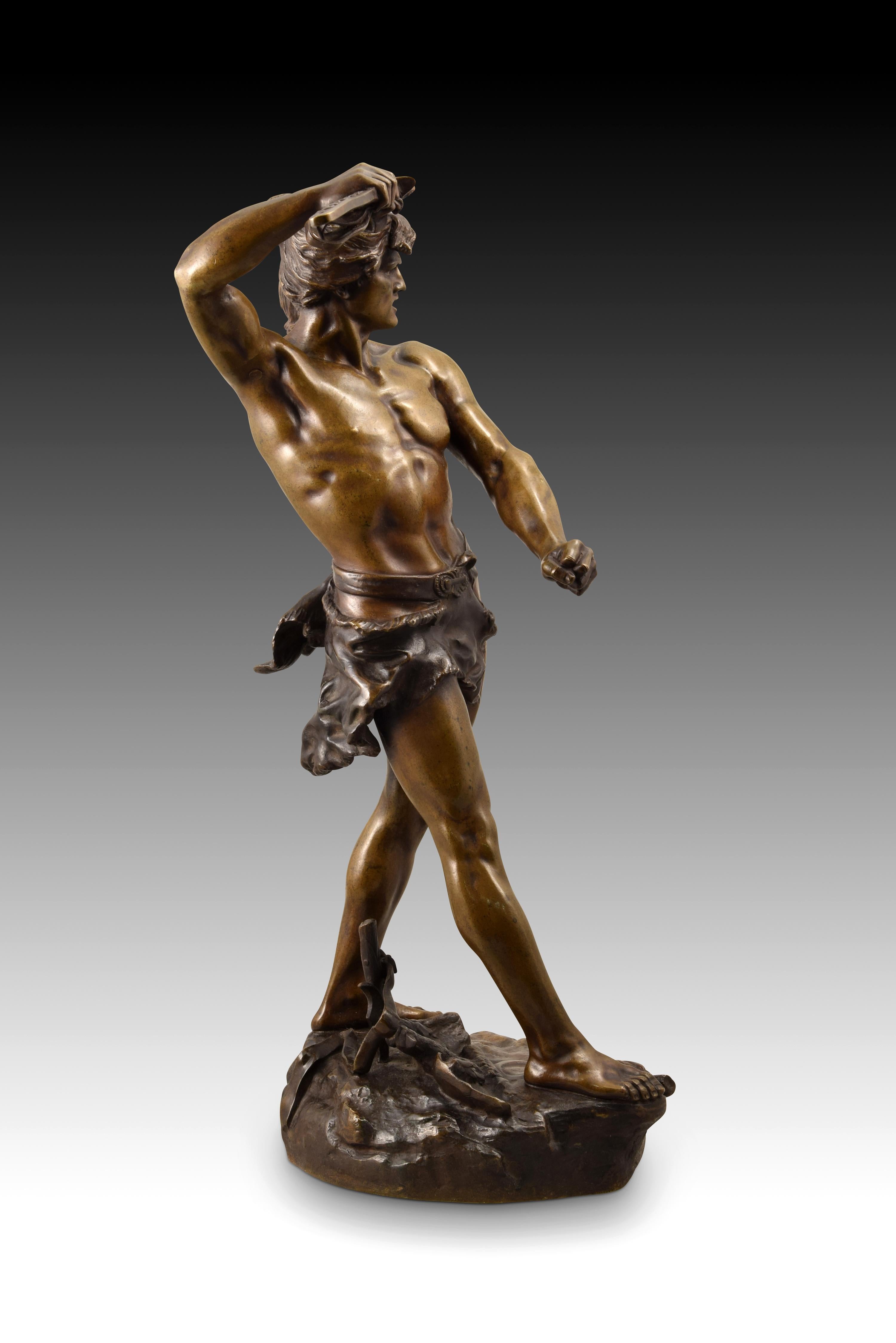 Vae Victis, bronze, Gauquié, Henri Désiré (français, 1858-1927) 2