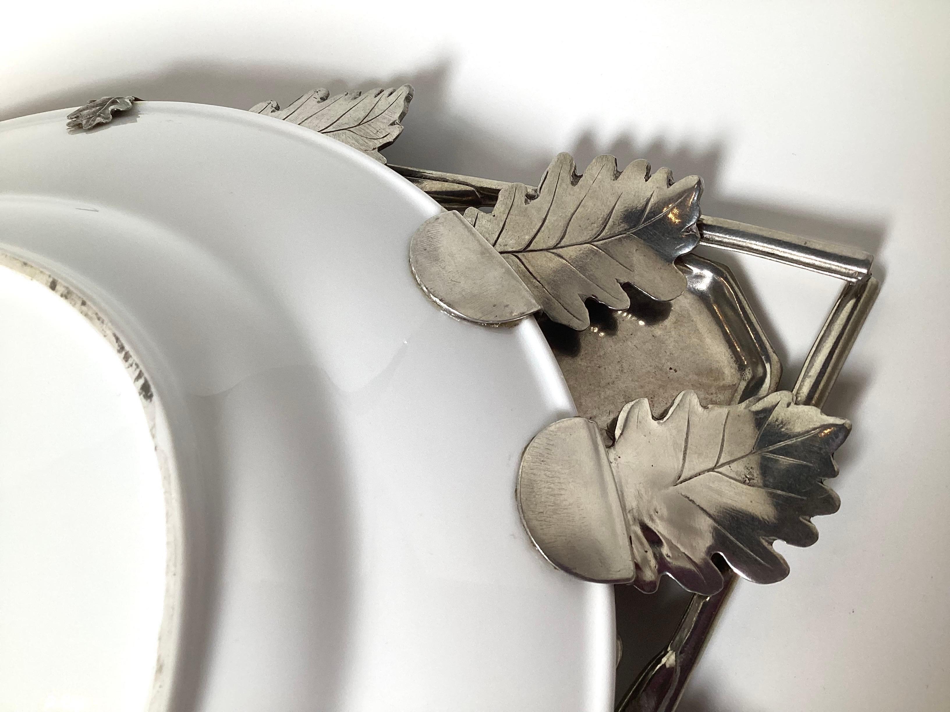 Vagabond House Assiette de collection Hunt en grès Acorn oak & leaf Excellent état - En vente à Lambertville, NJ