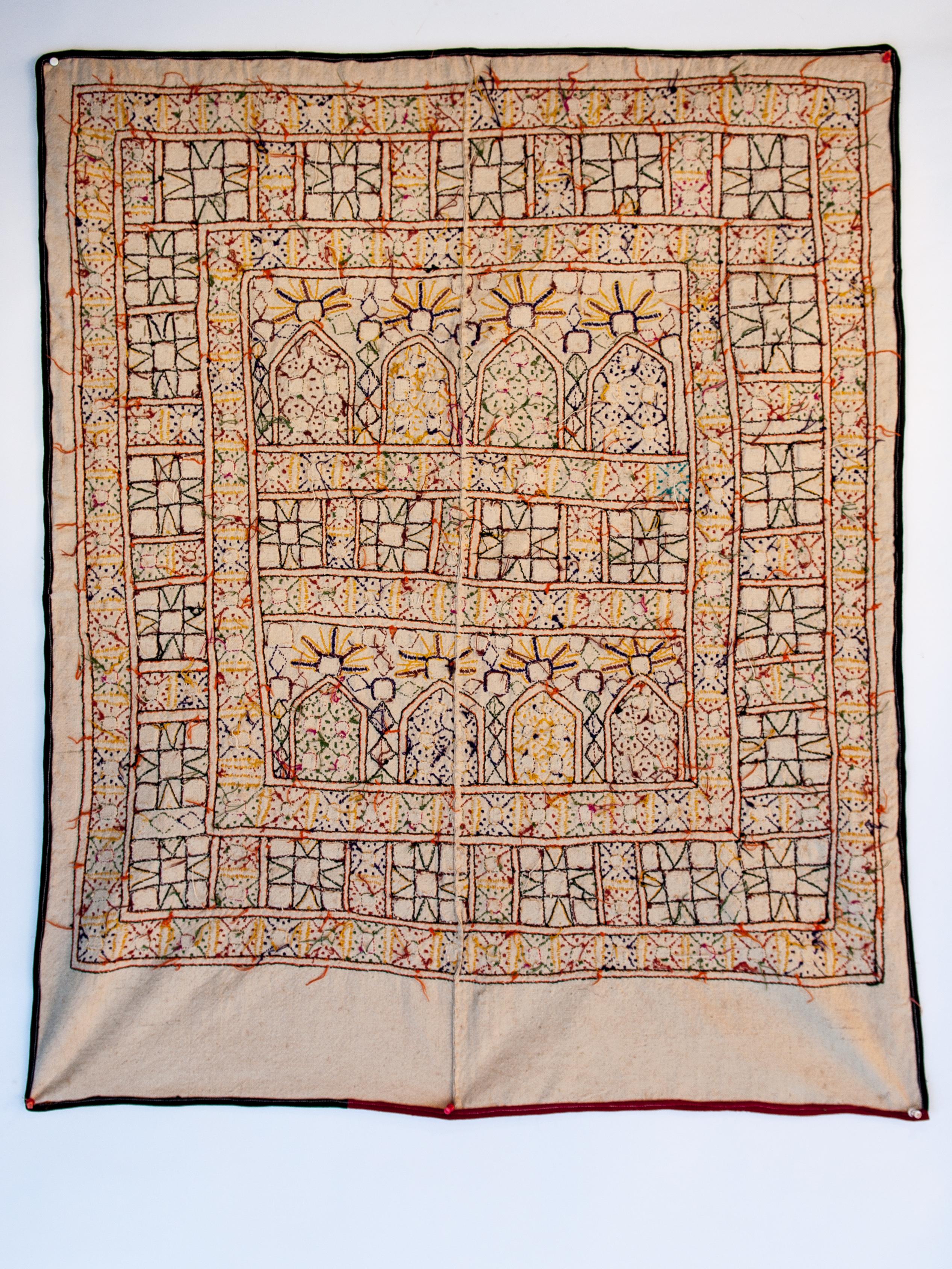 Vaghadia Rabari Dharaniyo Textile Hanging, Mid-20th Century 7