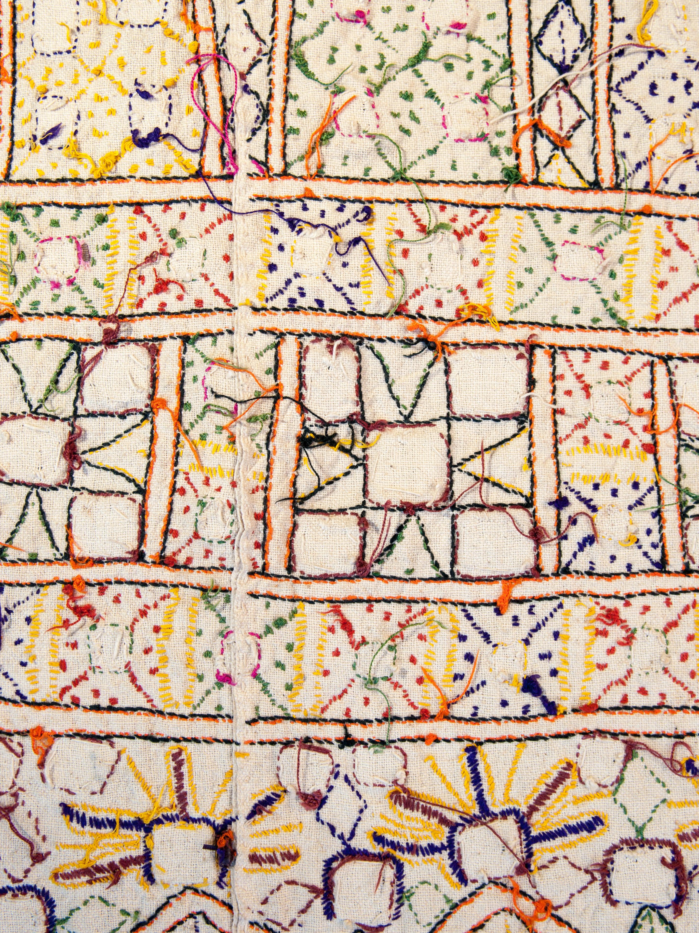 Vaghadia Rabari Dharaniyo Textile Hanging, Mid-20th Century 8
