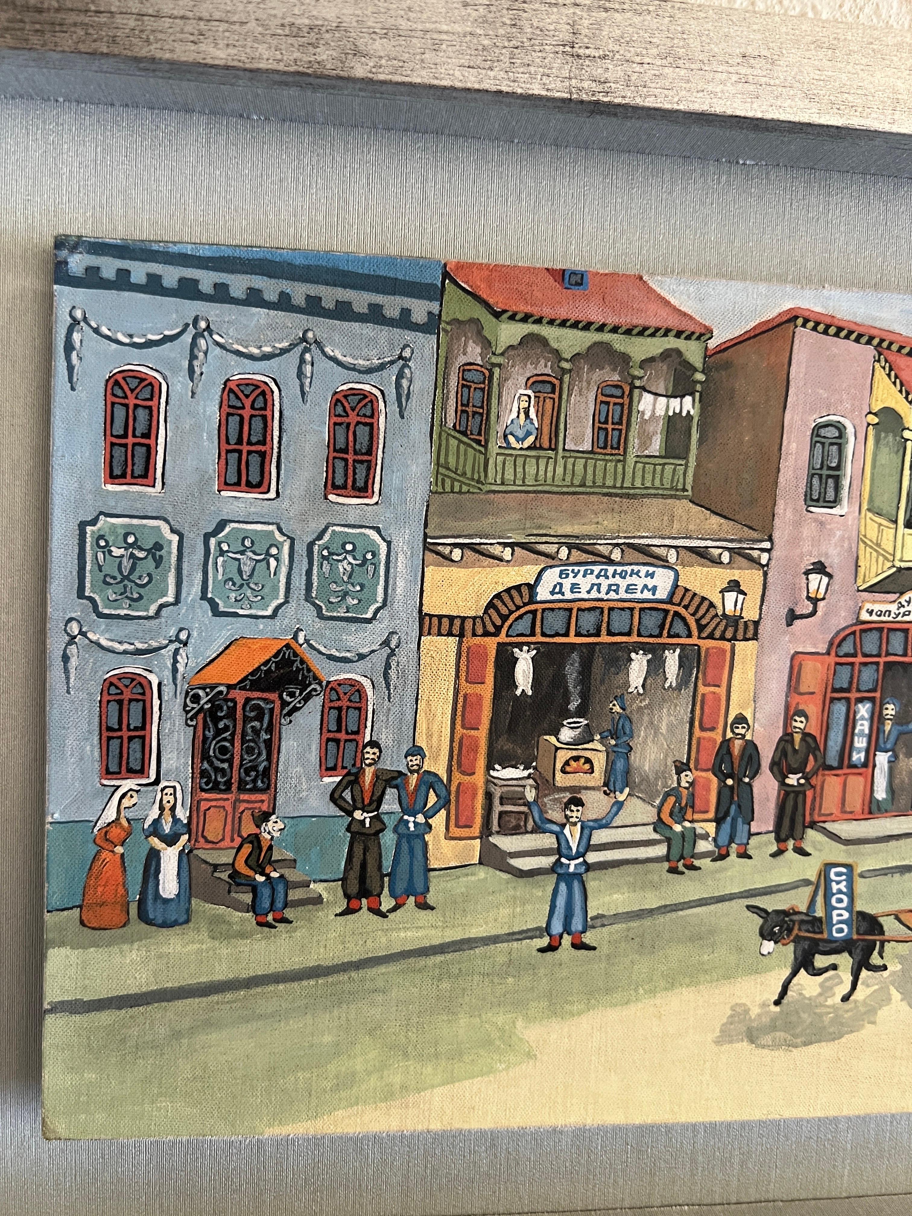 Tbilisi's Armenian Quarter, Vagharshak Elibekyan art of everyday life on Tbilisi For Sale 6