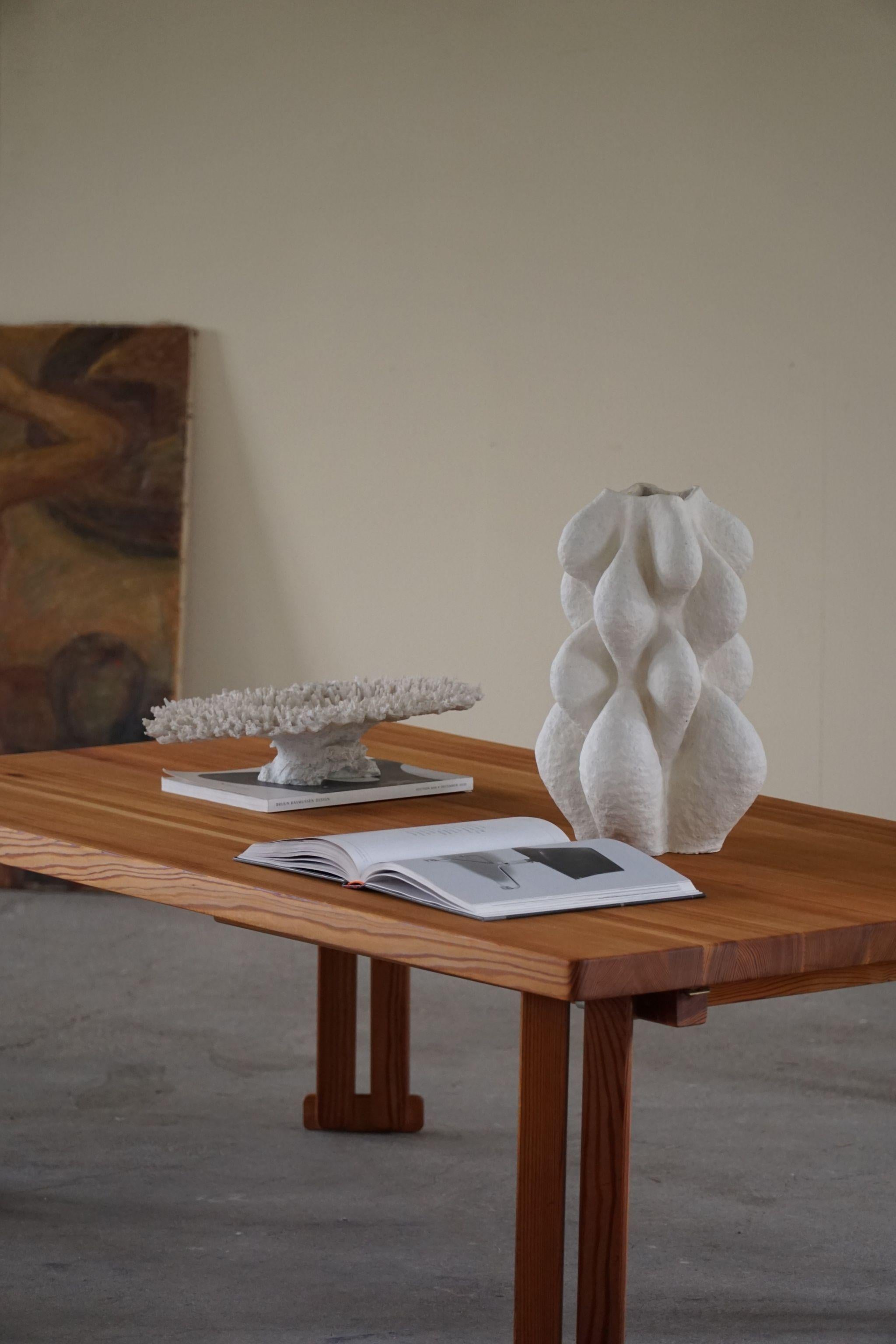 Vagn Fuglsang, Rectangular Coffee Table in Pitch Pine, Danish Modern, 1970s 3