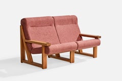 Vagn Fuglsang, Sofa, Kiefer, Stoff, Dänemark, 1970er