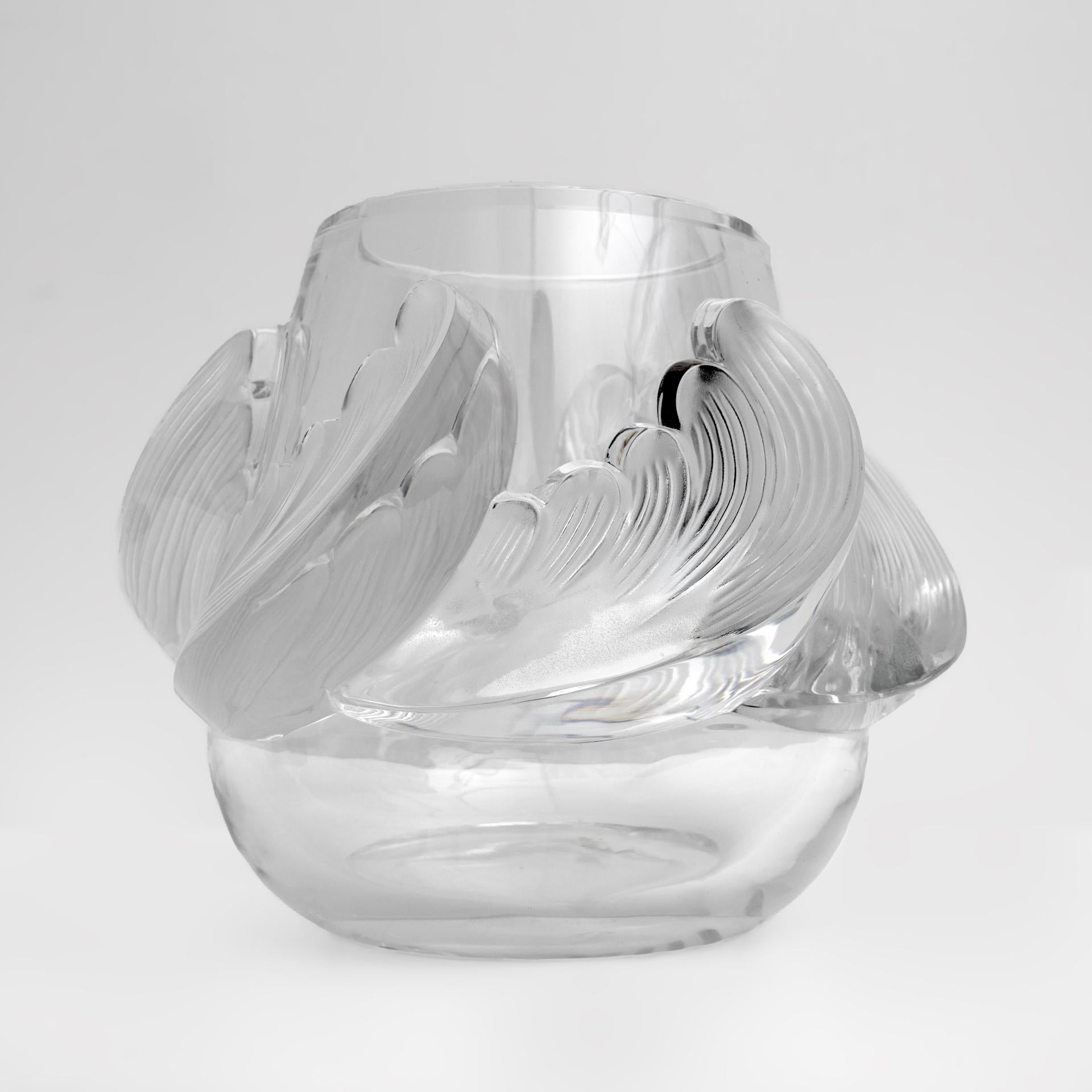 Art déco Vase en cristal Art Déco 