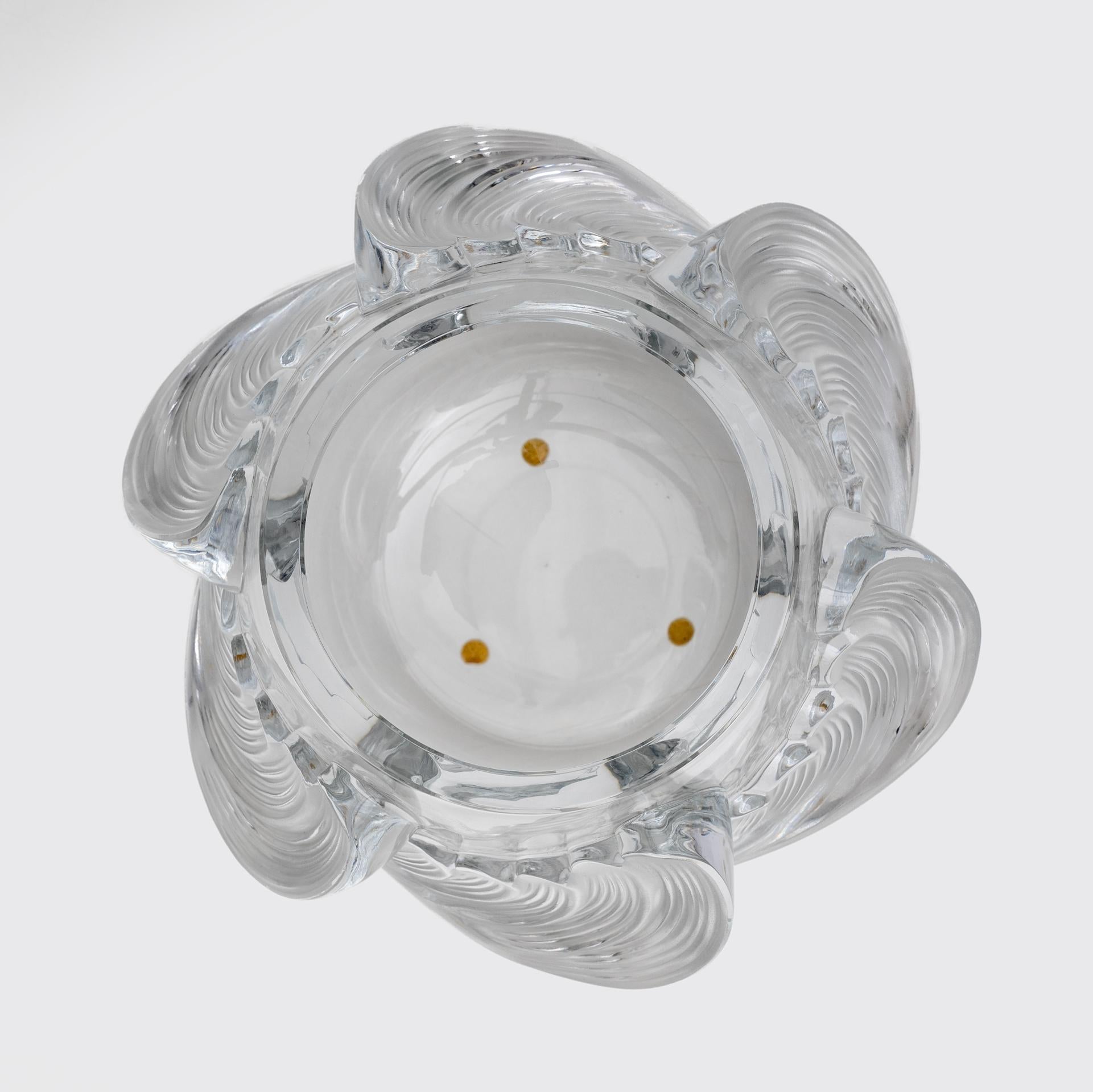 Vase en cristal Art Déco 