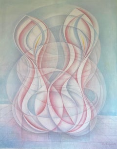 Composizione, Arte astratta, Pittura originale, Pronto da appendere