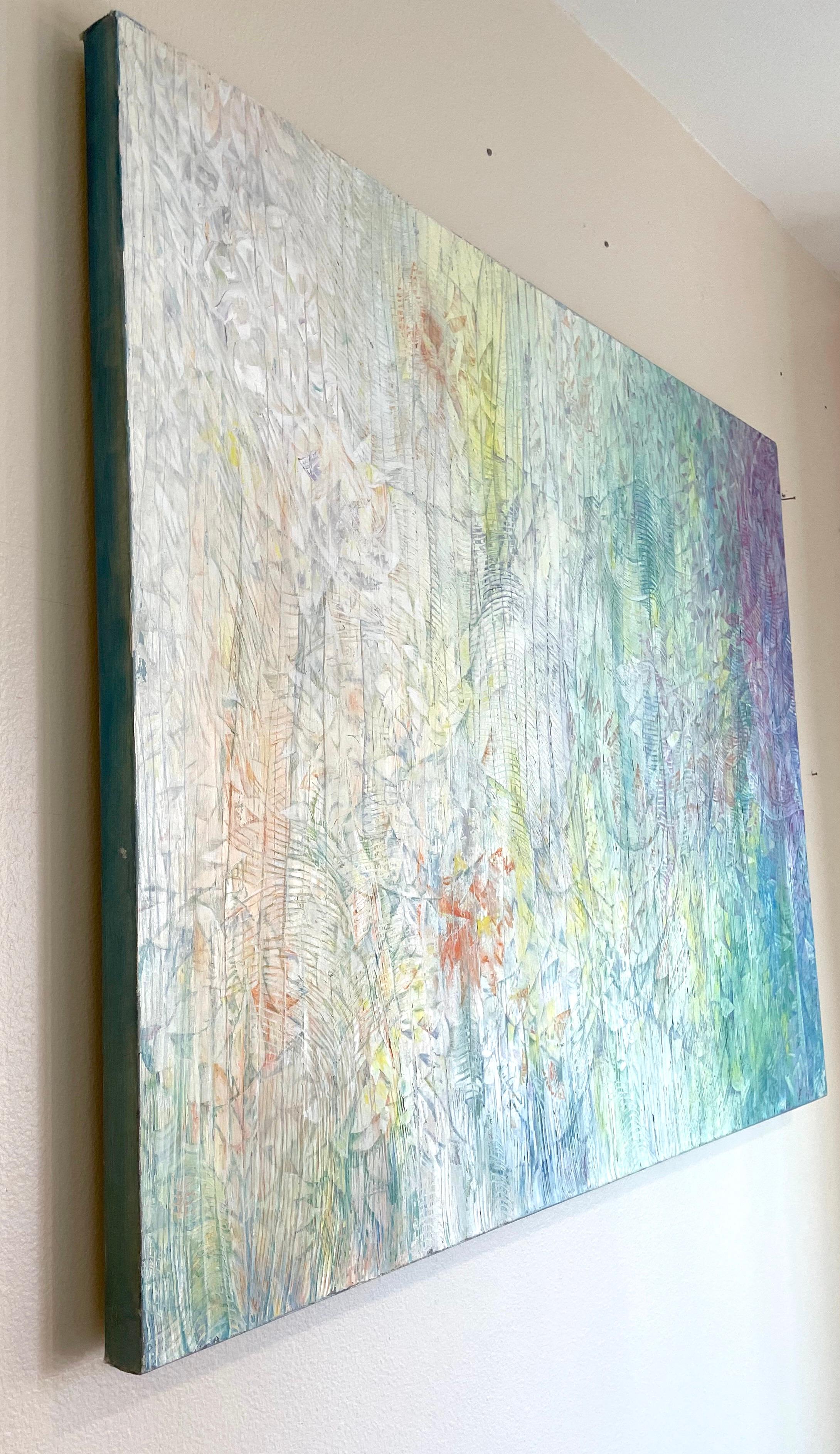 Enchanted, Abstract, Original oil Painting, Ready to Hang For Sale 2