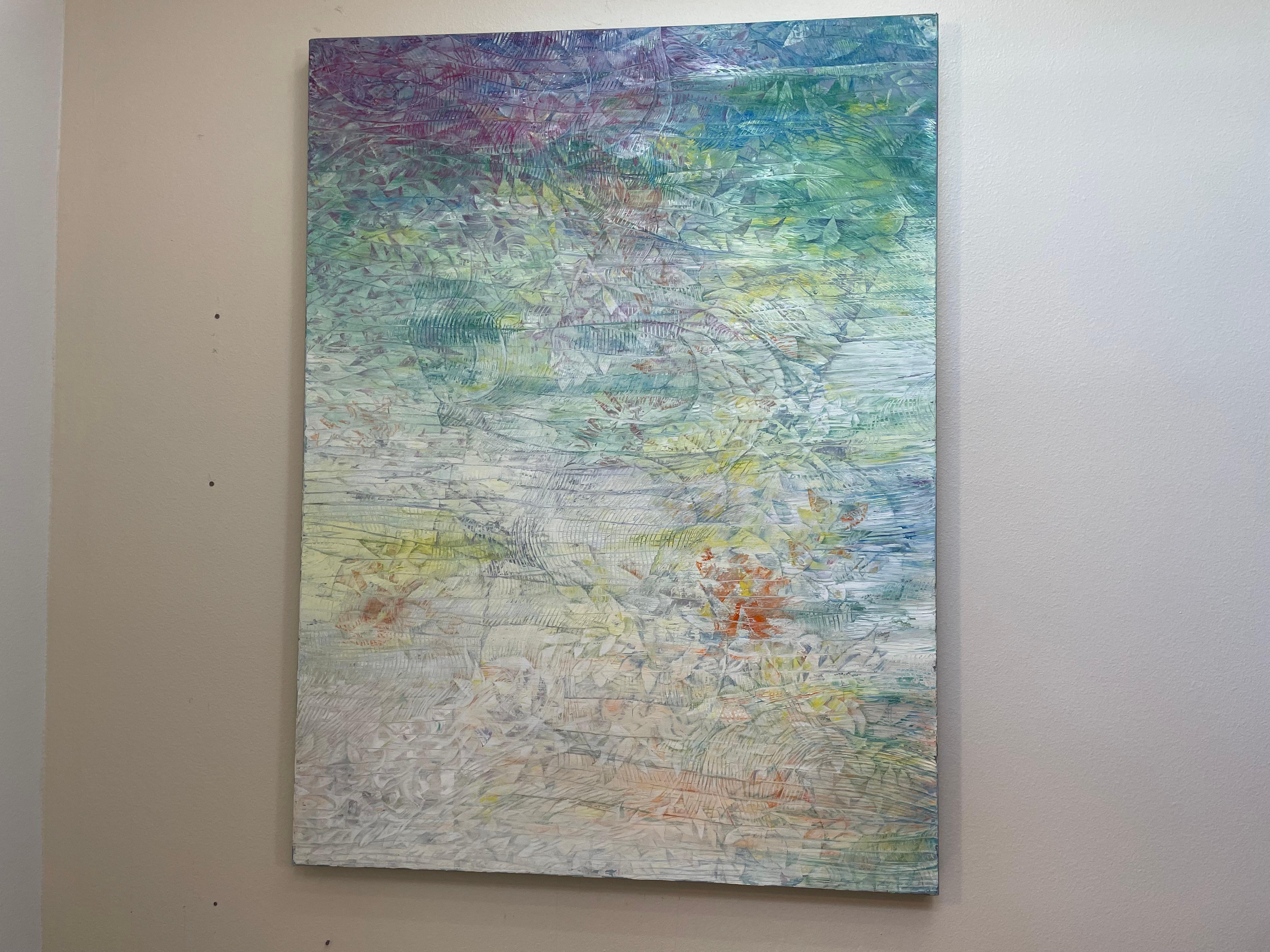 Künstler: Vahagn Ghaltaghchyan
Werk: Original-Ölgemälde, handgefertigtes Kunstwerk, ein Unikat 
Medium: Öl auf Leinwand
Stil: Abstrakte Kunst
Jahr: 2023
Titel: Enchanted
Größe: 36
