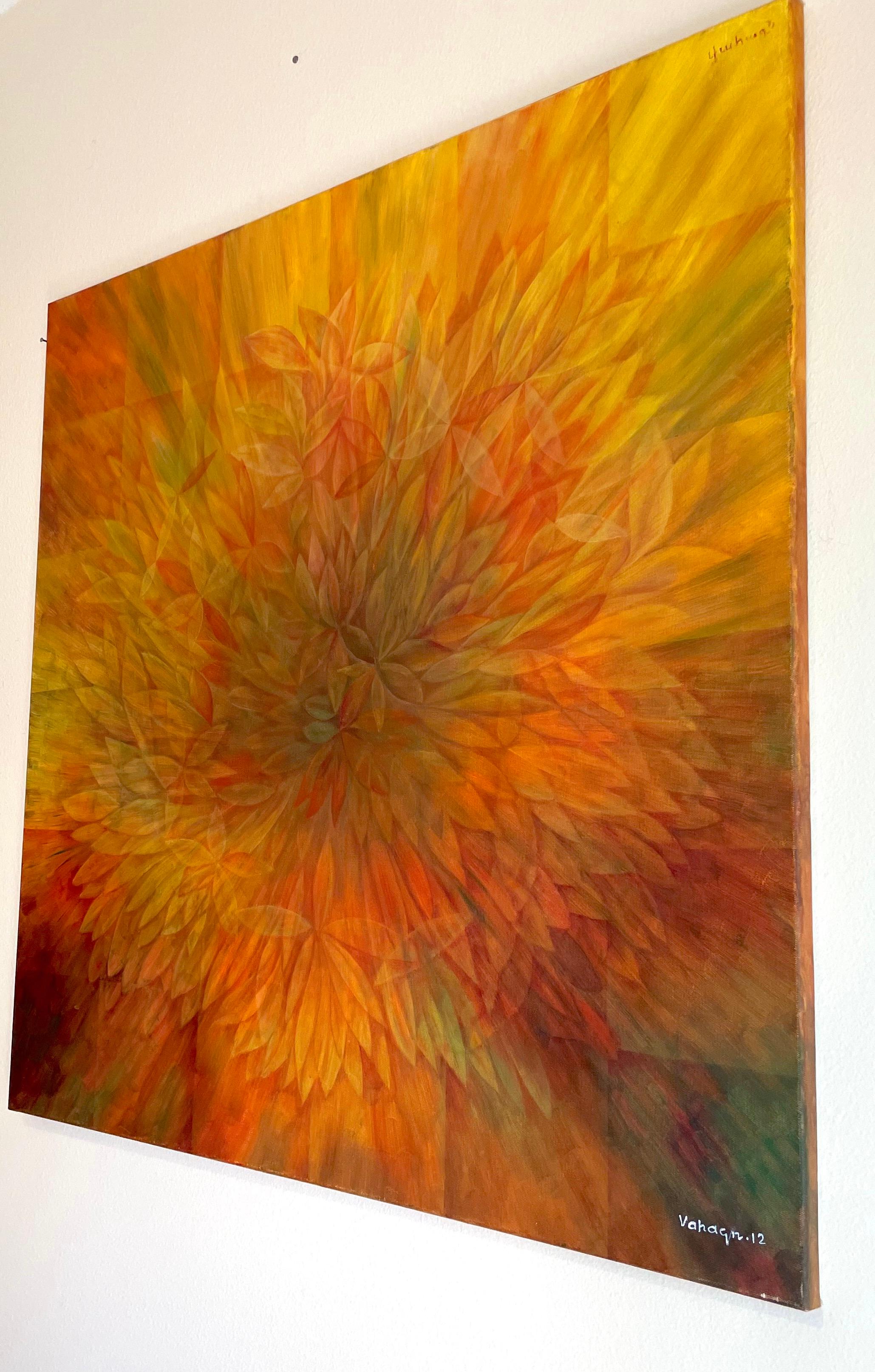 Festival d'automne, peinture à l'huile originale, prête à être accrochée - Painting de Vahagn Ghaltaghchyan
