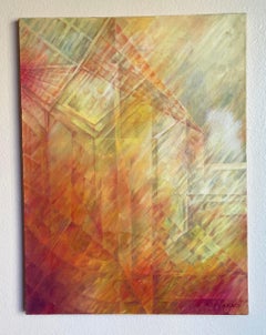 Hogar, Arte abstracto, Pintura al óleo original, Lista para colgar