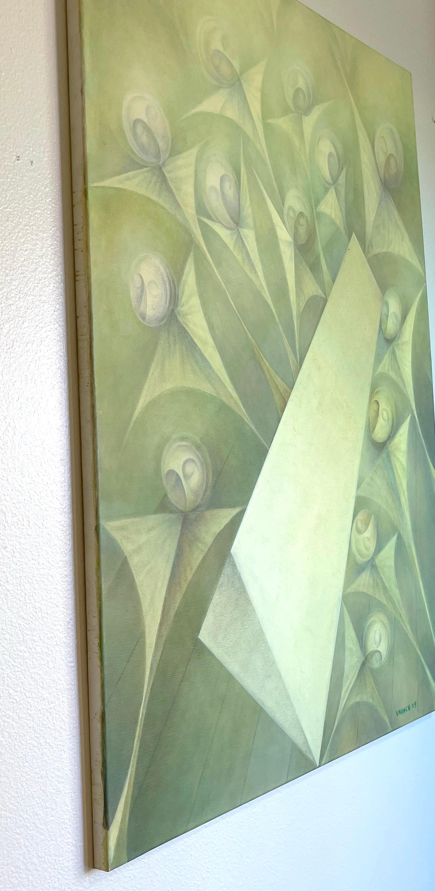 Last Super, Pittura ad olio originale d'arte astratta, pronta da appendere - Abstract Painting Marrone di Vahagn Ghaltaghchyan