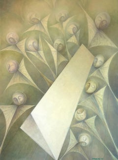 Last Super, Pittura ad olio originale d'arte astratta, pronta da appendere