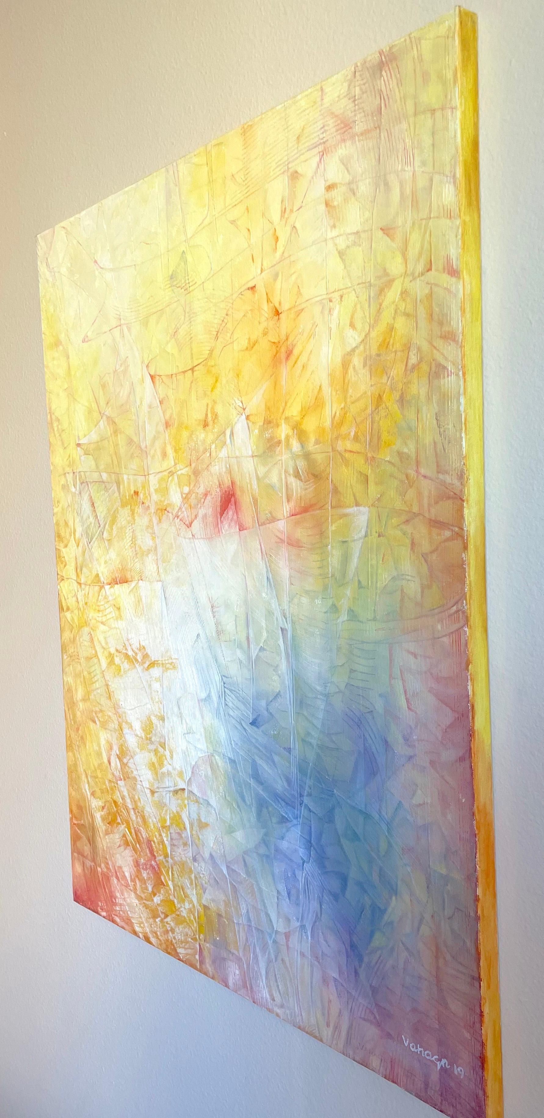 Metamorphosis, Abstract Art, Original oil Painting, Ready to Hang For Sale 2