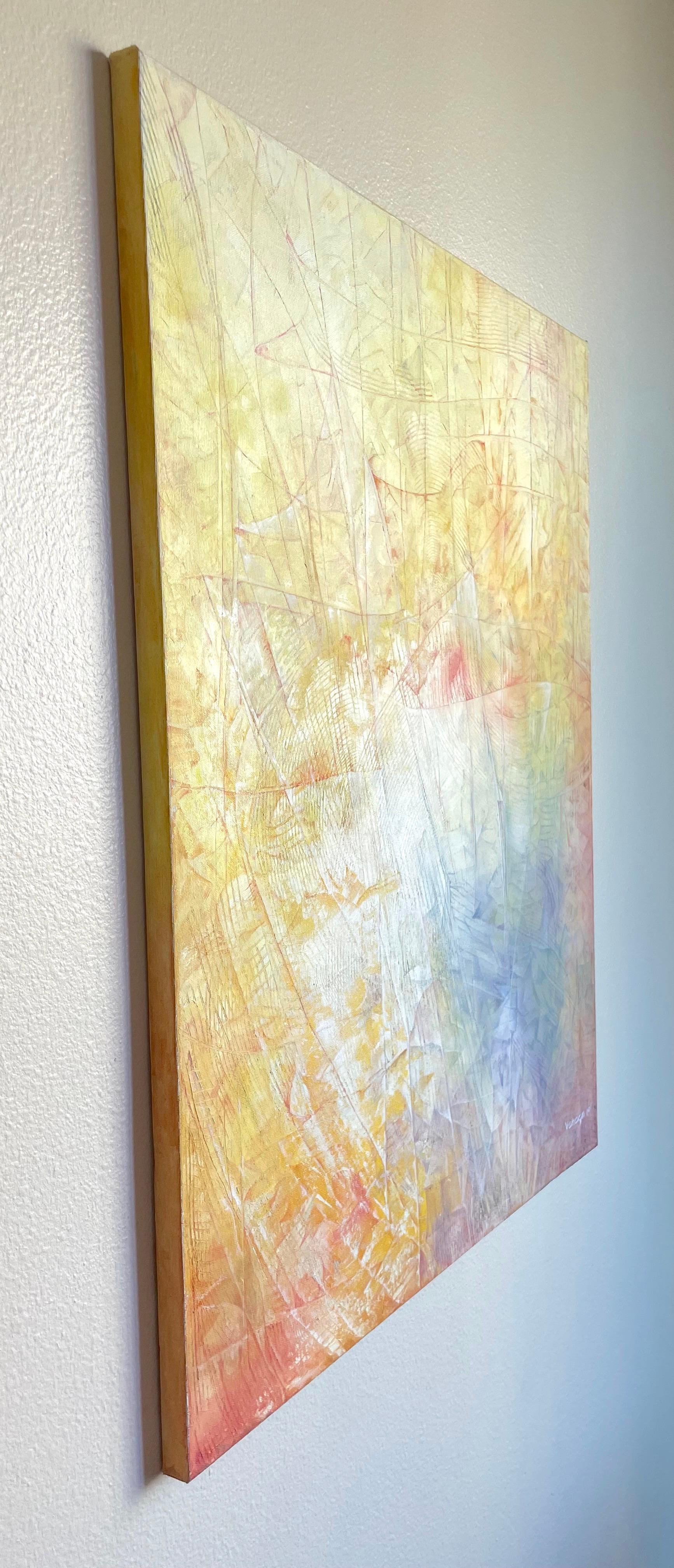 Metamorphosis, Abstract Art, Original oil Painting, Ready to Hang For Sale 3