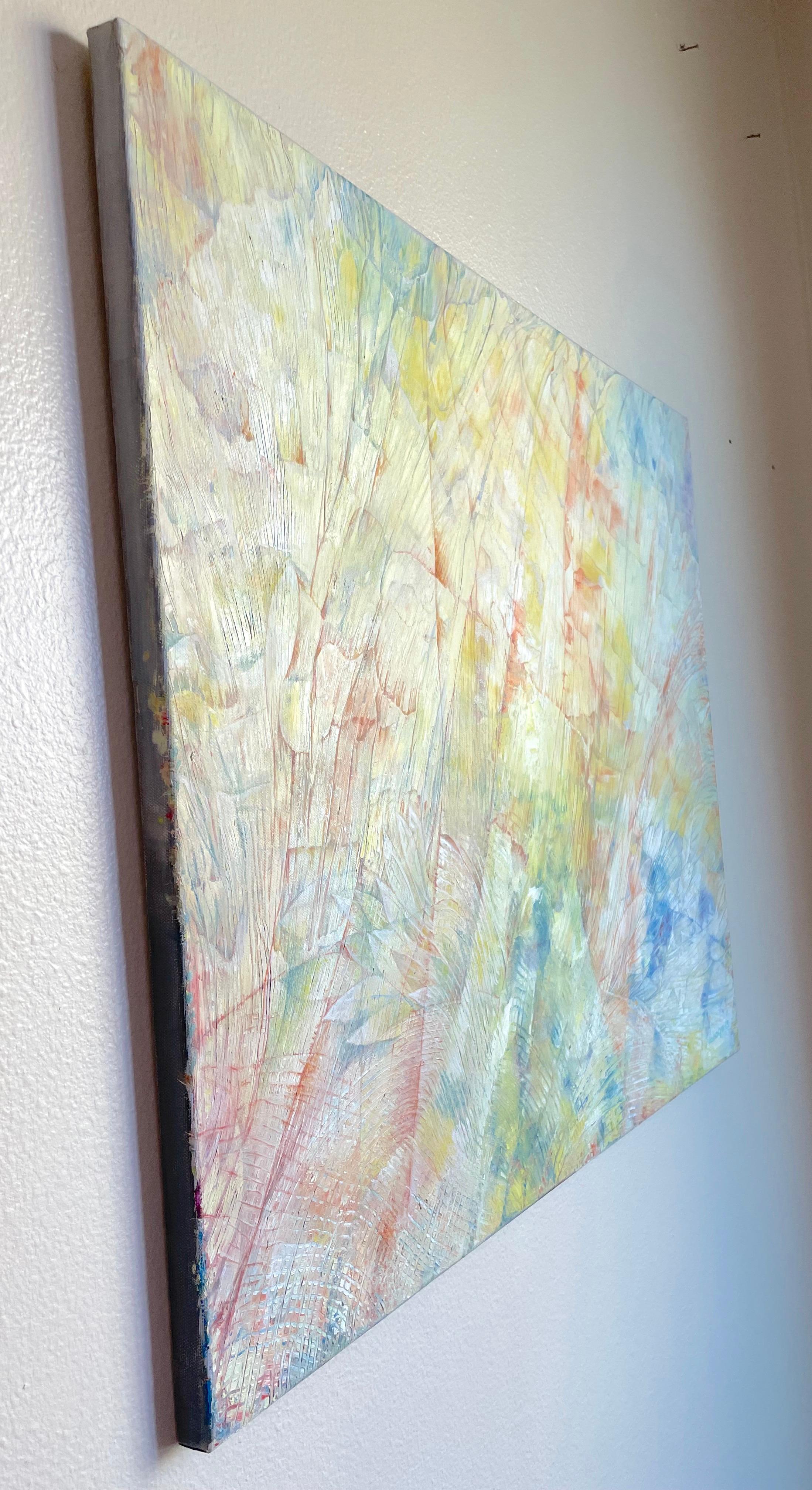 New Beginnings, Abstract Art, Original oil Painting, Ready to Hang For Sale 3