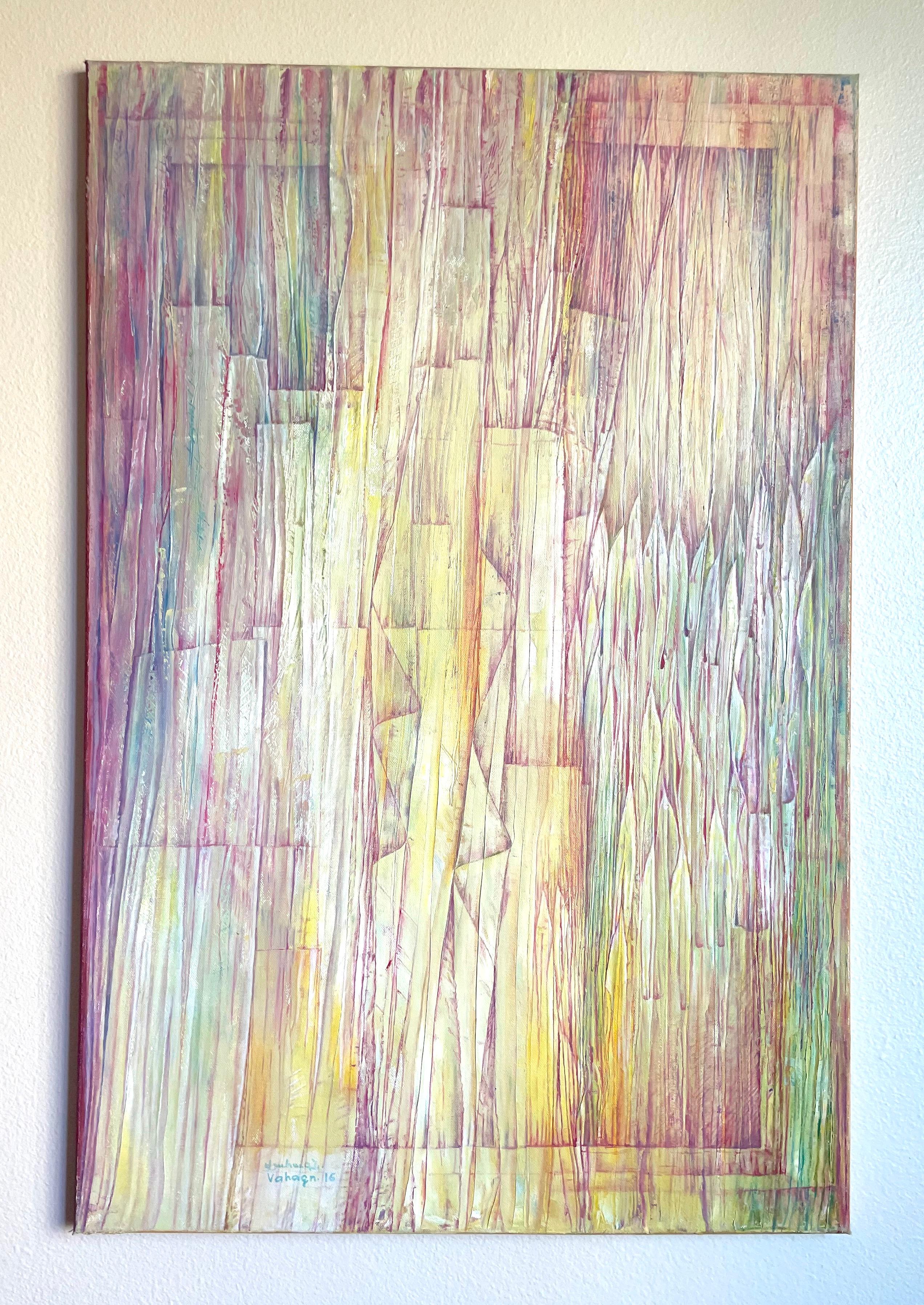 Symphony, Abstract, Original oil Painting, Ready to Hang For Sale 1