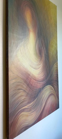 Woman, Abstract Art Original Oil Painting, Ready to Hang