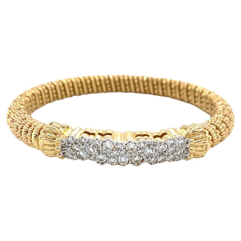 Vahan 14k Gold Diamond Bracelet For Sale