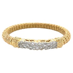 Vintage Vahan 14k Gold Diamond Bracelet