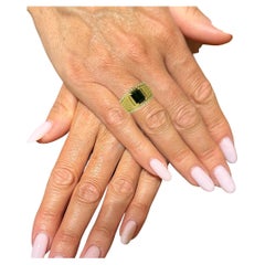 Vahe Naltchaya 18k Gold and Tourmaline Diamond Ring